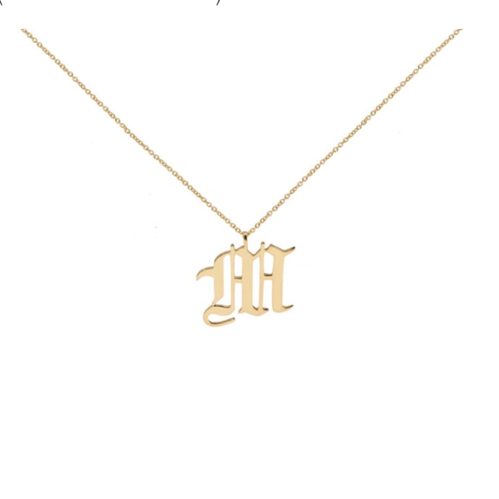 “P” necklace - M jewelers- NWT 14k yellow gold